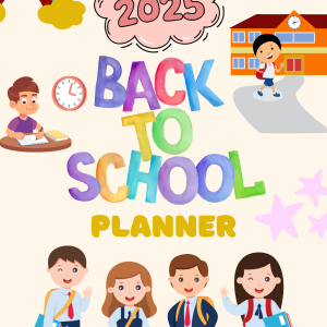 Back to School Planner- Digital