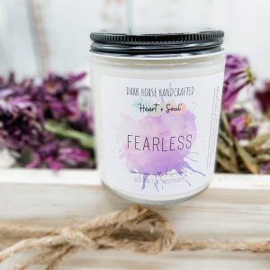 FEARLESS - Sea Salt & Rosemary Scented Soy Candle