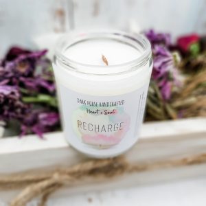RECHARGE- Eucalyptus + Spearmint: Scented Soy Candle