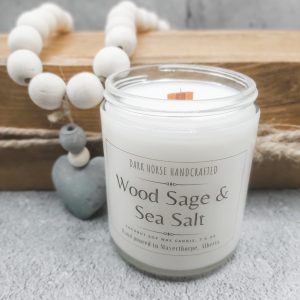 Wood Sage & Sea Salt - Scented Soy Candle