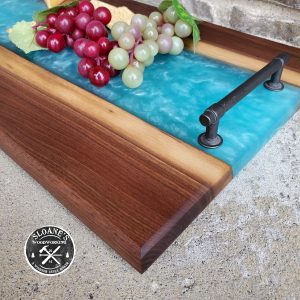 Walnut & Epoxy Charcuterie Boards