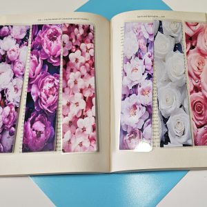 Set of 6 Romantic Florals Bookmarks for book lovers