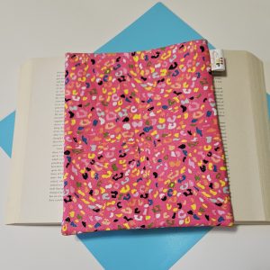 Pink Leppard Print Book Sleeve for book lovers