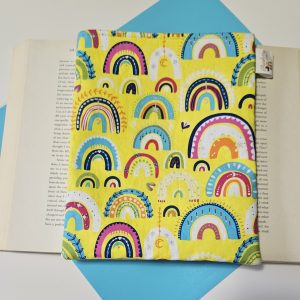 Yellow Rainbow Book Sleeve for book lovers