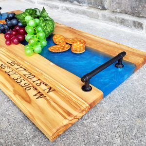 Olive & Epoxy Resin Charcuterie Boards