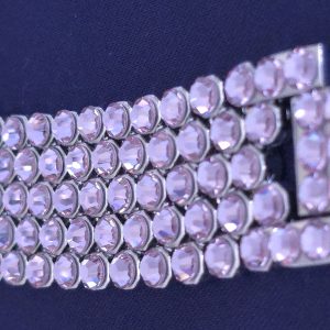 Bracelet embelished with genuine Czech crystals Preciosa. Color Mesmera.