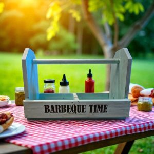 Rustic Grill Master Caddy