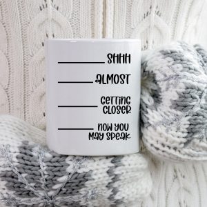 Silent Until Coffee Mug - Humorous 'Now You May Speak' Cup for Morning Rituals