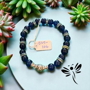 65106 BEADED BRACELET 6.5"