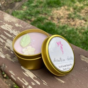 Gold Tin Candle (by Scents in Fields)