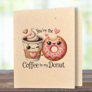 Coffee & Donut - Better Together Plantable Card