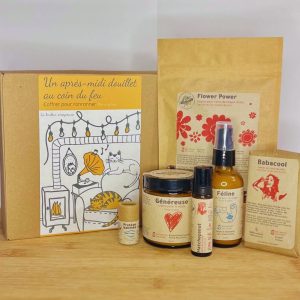 Cozy afternoon by the fire - Gift set for purring