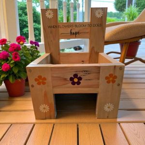 Farmhouse Chair Planter