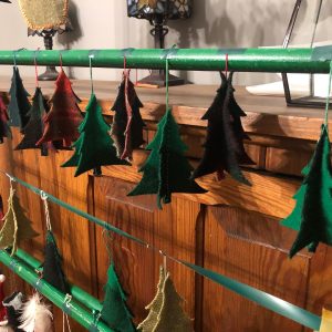 Christmas Decorations - Wool Trees