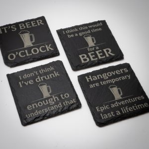 Beer Lovers Slate Coasters