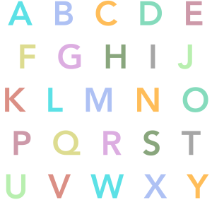 Alphabet Learning Poster