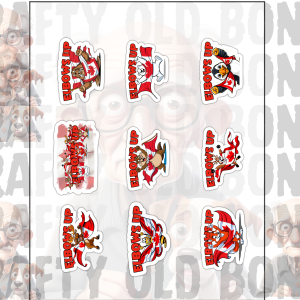 9 up stickers, Elbows Up Canada Standing up too Donald Trump