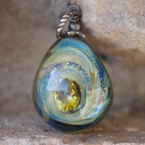 Fairy Fantasy - Crystal Necklace, Iridescent Glass Pendant, Magical Fantasy Jewellery