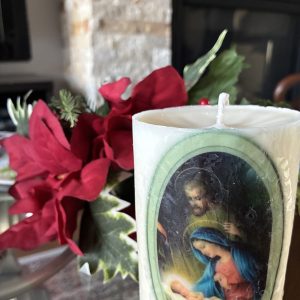 Nativity Pillar Candle (by Scents in Fields)