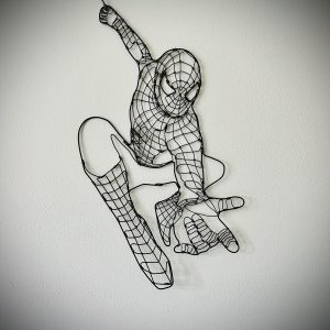 Spiderman Wire Wall Art