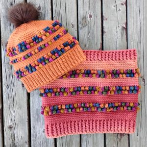 Crochet Pattern Gumball cowl V1 - Digital Download