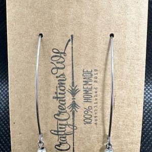 Shattered Marble Earrings - Green (Single)