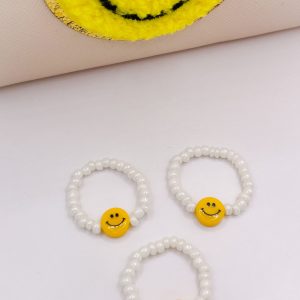 Smiley face rings