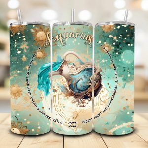 Zodiac green Tumblers