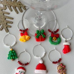 Holidays Wine Charms Set