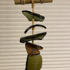 sea glass wind chime