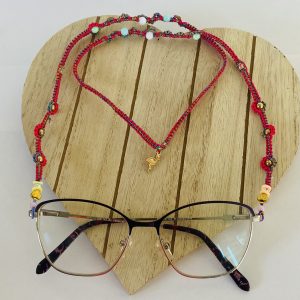 Quilling Love Macrame Pink Shine Eyeglasses handles