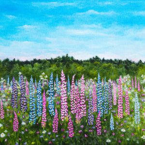 Field of Lupines Print