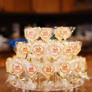 Lollipops with Business Logo