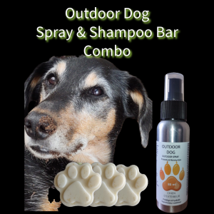 Outdoor Dog Spray & Soap set