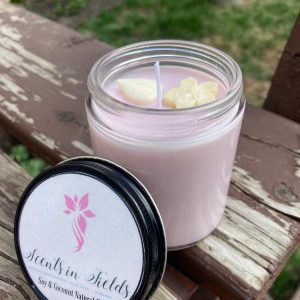 Peachy Keen in a Jar Candle (by Scents in Fields)