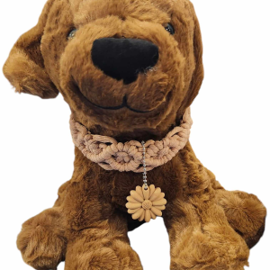 Pet Collar - Macrame - Cappucino - Soft