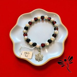 6572 BEADED BRACELET 6.5"