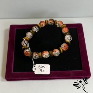 6592 BEADED BRACELET 6.5"