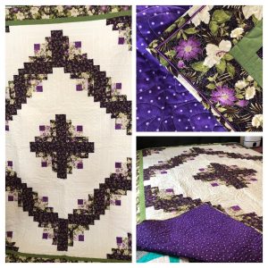 Handmade Log Cabin Quilt