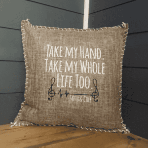 Take My Hand, Take My Whole Life Too. Pillow Cover