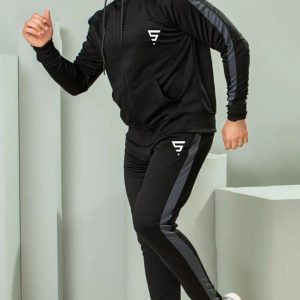 SIALBRO Men’s Premium Hoodied Tracksuit– Stylish Activewear for Sports, Gym & Casual Wear