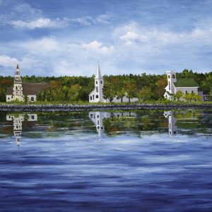 Three Churches Mahone Bay Print