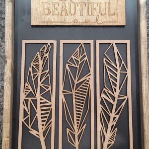 Boho Wall Design Masterpiece 24"x12" - Set of 2 Panels for $30