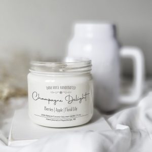 Champagne Delight - Scented Coconut Soy Candle