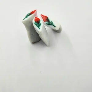 Flower raw cane-Cottage core-Unbaked polymer clay - Raw polymer cane