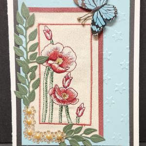 Machine Embroidered Greeting Cards