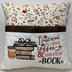 Book Pocket Pillow Slip Cover