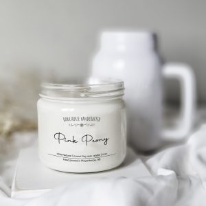 Pink Peony - Scented Soy Candle