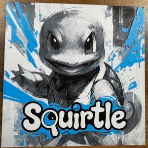 Splashy Squirtle HueForge Fan Art