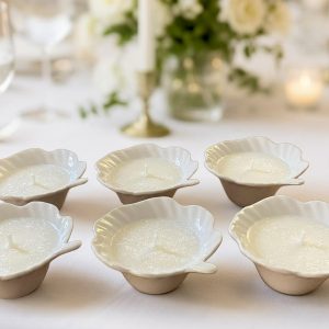 Reception Décor - Elegant Tealight Favors for Buffet Table - Soy Wax / Bougie chauffe-plat